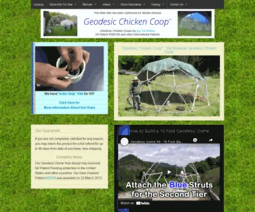 Geodesicchickencoop.com(Geodesic Chicken Coop) Screenshot