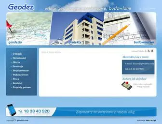 Geodez.com(Usługi geodezyjne) Screenshot