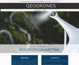 Geodrones.com.br(Geodrones) Screenshot