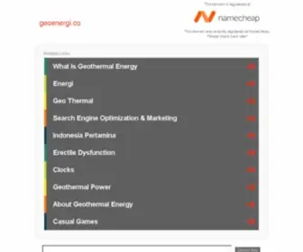 Geoenergi.co(GEO ENERGI) Screenshot