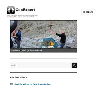 Geoexpert.ch(High precision seismic surveying since 1988) Screenshot