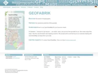 Geofabrik.de(GEOFABRIK // Home) Screenshot