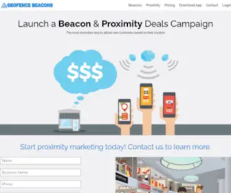 Geofencebeacons.com(Geofencing and Beacon Marketing) Screenshot