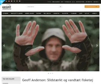 Geoffanderson.dk(Fisketøj til alle aktive lyst) Screenshot