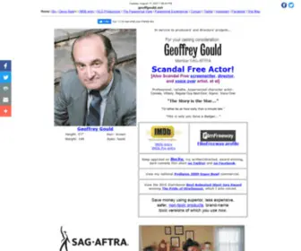 Geoffgould.net(Official Geoffrey Gould website) Screenshot