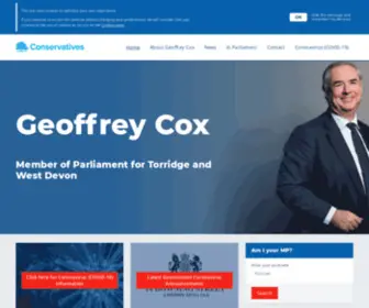 Geoffreycox.co.uk(Sir Geoffrey Cox KC) Screenshot