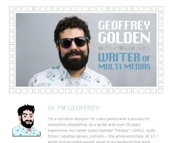 Geoffreygolden.com(Geoffrey Golden) Screenshot