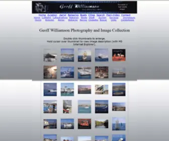 Geoffwilliamson.com(The Geoff Williamson Image Collection = Images of Mallorca) Screenshot