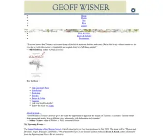 Geoffwisner.com(Geoff Wisner) Screenshot