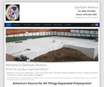 Geofoamamerica.com(Find out about GeoFoam) Screenshot