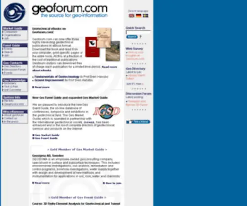 Geoforum.com(Geoforum) Screenshot