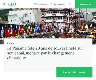 Geo.fr(Le magazine de la photo et du voyage) Screenshot