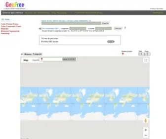 Geofree.fr(Adresse) Screenshot