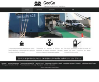 Geogo.es(Transporte de coches en barco) Screenshot