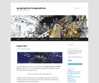 Geographicalimaginations.com(Geographical imaginations) Screenshot