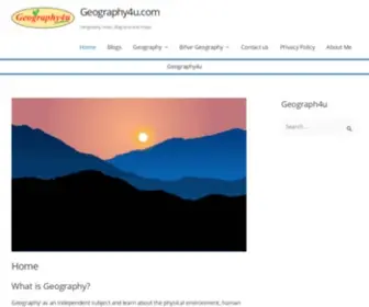 Geography4U.com(Geography4u) Screenshot