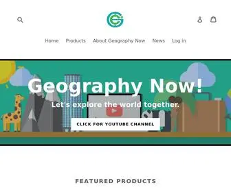 Geographynow.com(Geography Now) Screenshot