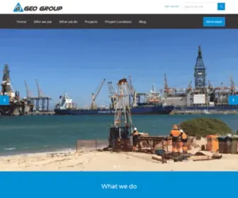 Geogroup.co.za(Sonic Drilling) Screenshot