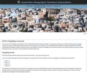 Geogspace.net.au(GeogSpace resources) Screenshot