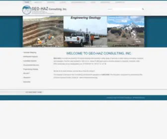 Geohaz.com(GEO-HAZ Consulting Inc) Screenshot