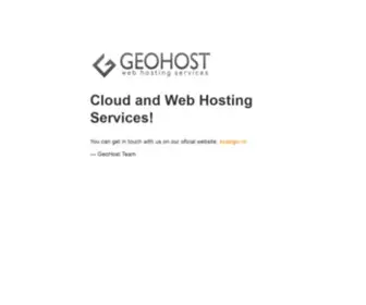 Geohost.ro(Site Maintenance) Screenshot