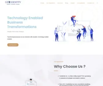 Geoidentity.com(Home) Screenshot