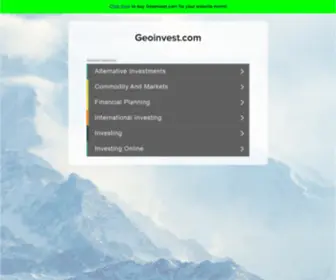 Geoinvest.com(Geoinvest) Screenshot