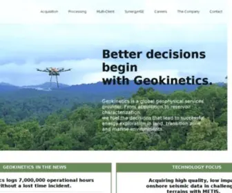 Geokinetics.com(Geokinetics) Screenshot