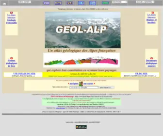 Geol-ALP.com(Accueil général Geol) Screenshot