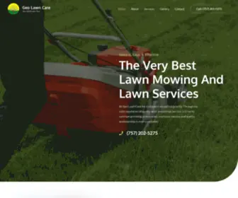 Geolawncare.com(Your Local Lawn Guy) Screenshot