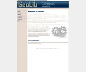 Geolib.co.uk(GeoLib, a powerful, easy to use, Computational Geometry Library in C) Screenshot