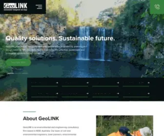 Geolink.net.au(Environmental management services) Screenshot