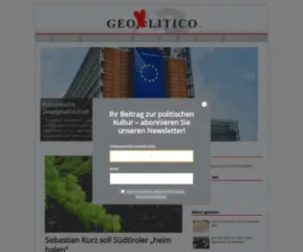 Geolitico.de(Geolitico) Screenshot