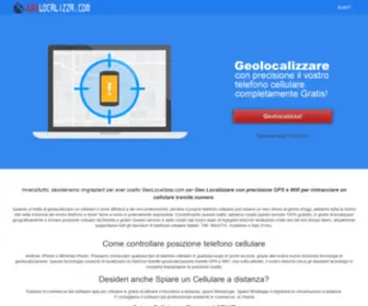 Geolocalizza.com(Localizza un cellulare Gratis) Screenshot