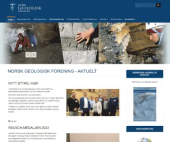 Geologi.no(Norsk Geologisk Forening) Screenshot