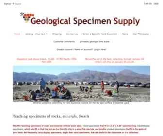 Geologicalspecimensupply.com(Geological Specimen Supply) Screenshot