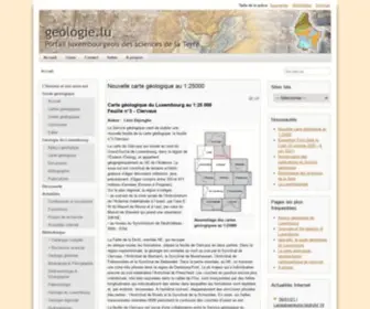 Geologie.lu(Géologie) Screenshot