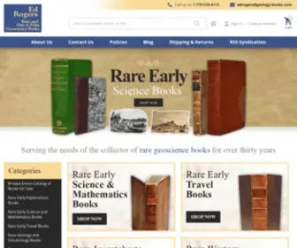 Geology-Books.com(Rare Geology Books For Sale) Screenshot