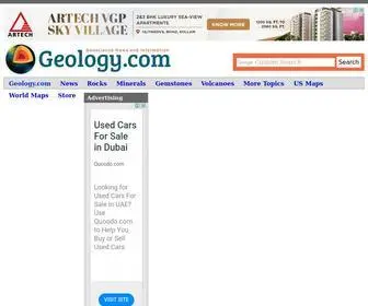 Geology.com(Geology and Earth Science News) Screenshot