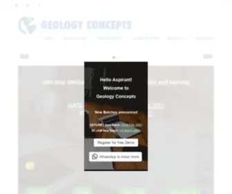 Geologyconcepts.com(Geology Concept) Screenshot