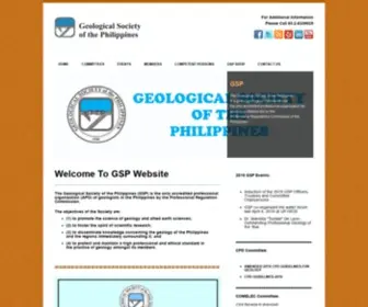 GeolsocPhil.org(Geological Society of the Philippines) Screenshot