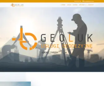 Geoluk.com.pl(Usługi geodezyjne) Screenshot