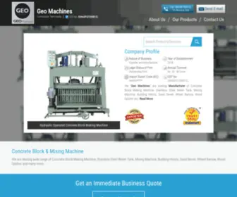 Geomachines.in(Geo Machines) Screenshot
