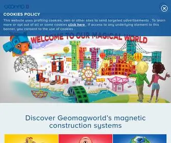 Geomagworld.com(The original magnetic construction toy since 1998) Screenshot