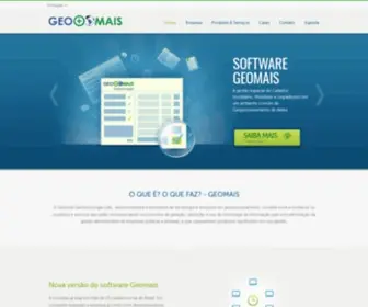 Geomais.com.br(Geomais Geotecnologia) Screenshot