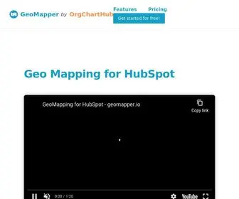 Geomapper.io(GeoMapper by OrgChartHub) Screenshot