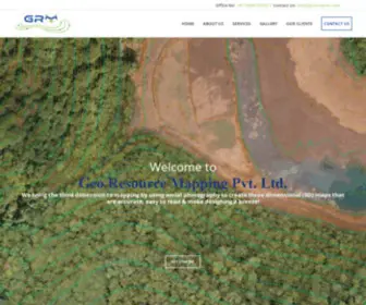 Geomapres.com(Geo Resource Mapping Pvt. Ltd) Screenshot