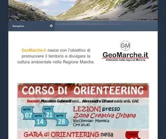 Geomarche.it(Ambiente nella regione Marche) Screenshot