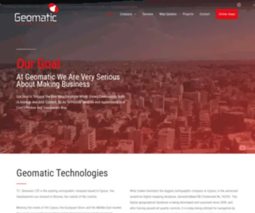 Geomatic.com.cy(Technologies) Screenshot