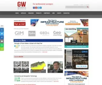 Geomatics-World.co.uk(GIM International) Screenshot
